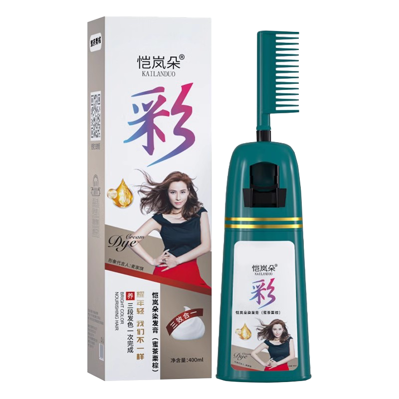 泡泡染发剂不刺激可遮白发