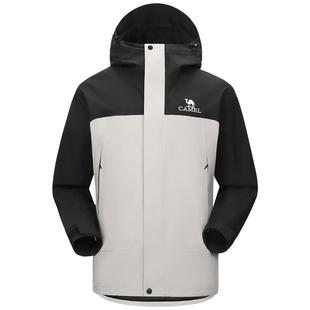 骆驼户外北风三合一冲锋衣男 抓绒/羽绒内胆三防外套女防水登山服