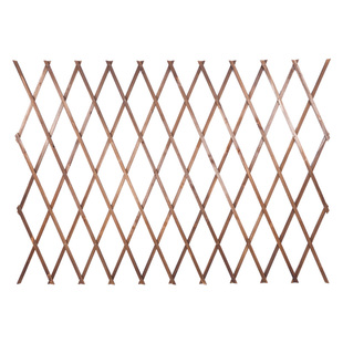 防腐木栅栏户外爬藤网格花架隔栏伸缩隔断木篱笆花园围栏宠物庭院