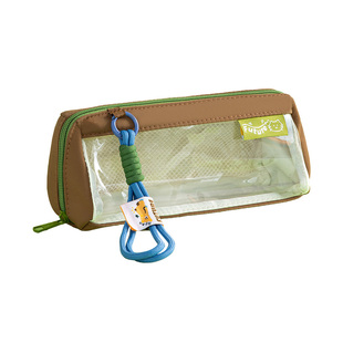 三年二班 2025新款笔袋透明高颜值ins风文具盒大容量铅笔盒高级不撞款女孩笔盒初中生文具袋小学生男孩款超火