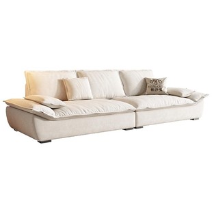 国补15%帕沙曼帆船沙发小户型意式极简约现代绒布猫抓布艺奶油风