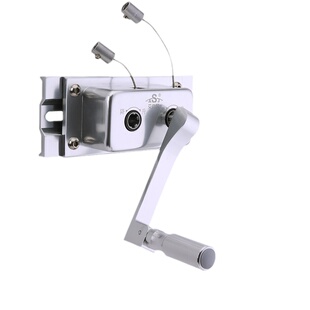 晾衣架配件手摇器阳台手摇双杆式凉衣架通用升降晾衣杆手动摇手器