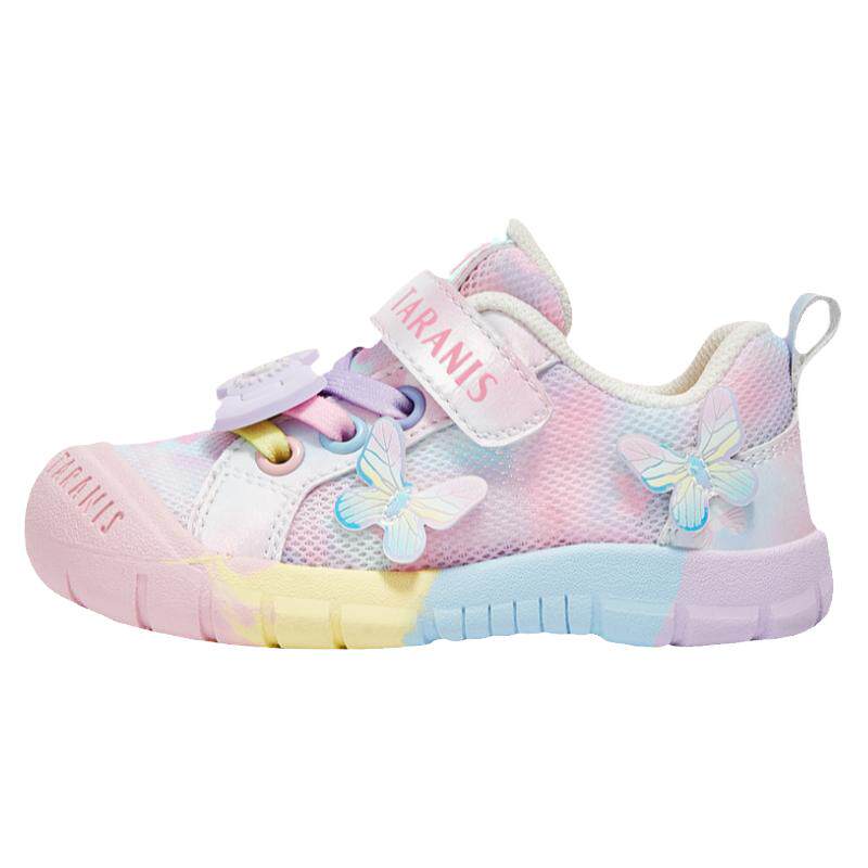 泰兰尼斯春季新款童鞋包头防踢平衡车鞋女童鞋子运动鞋软底学步鞋