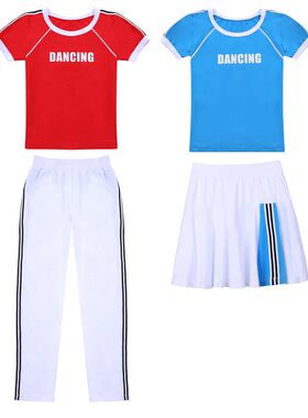 运动服健身套装团队舞蹈服装