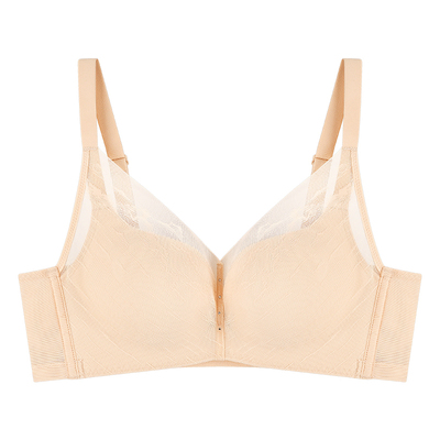 好波新品内衣女A厚B薄杯小胸显大胸罩聚拢收副乳无钢圈文胸HW2611