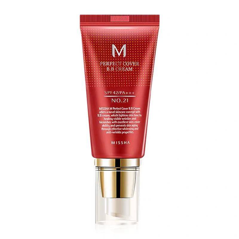 包邮Missha 红BB谜尚迷尚4重功效红色BB霜50ml bb霜 裸妆 遮瑕 强
