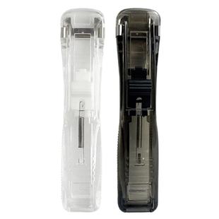 无痕订书机免钉小装订成册神器学生用文具迷你订书器小号无钉推夹器书页文件书本无针款定书机订书夹补充夹