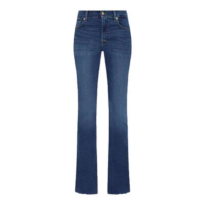 7 For All Mankind女春夏新品中腰修身柔软微喇高级牛仔裤BOOTCUT