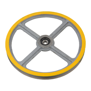 拉把电梯涨紧轮装置外径250轴承6201限速器绳轮适用三菱奥的斯