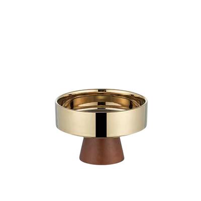 SH HOME家居 零食糖果试吃托盘蛋糕点心高脚水果盘客厅实木收纳盒