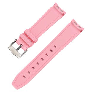 深粉月手表带适配Swatch x OMEGA MoonSwatch斯沃琪欧米茄联名款