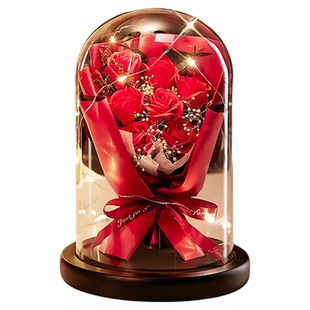 生日礼物女生送老婆送女友朋友结婚纪念日实用浪漫的永生花高级感