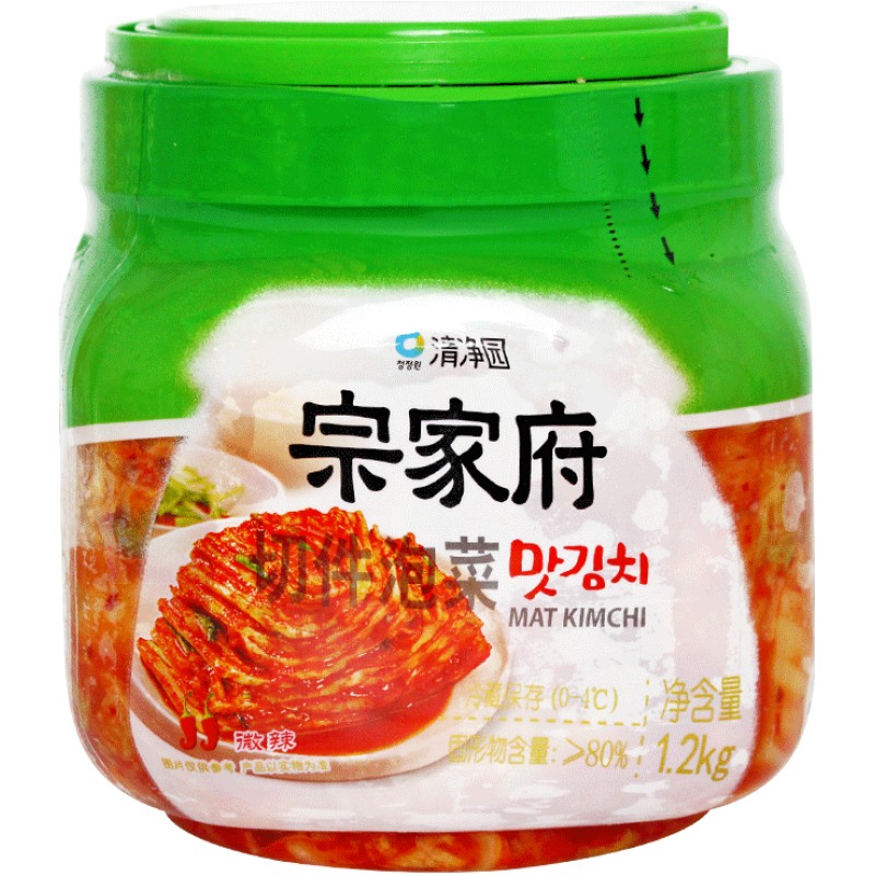 清净园宗家府泡菜韩国正宗辣白菜韩式东北延边朝鲜切件下饭菜罐装_虎窝淘