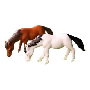 苔藓微景观小摆件仿真动物迷你小马骏马公仔多肉植物盆栽装饰公仔