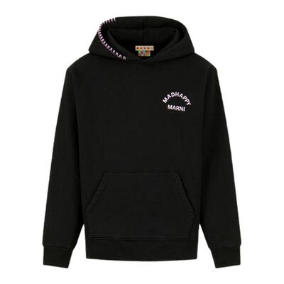 【12期免息】MARNI X MADHAPPY联名系列缝线印花连帽卫衣裤子