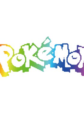 tlp反光车贴pokemon宝可梦像素