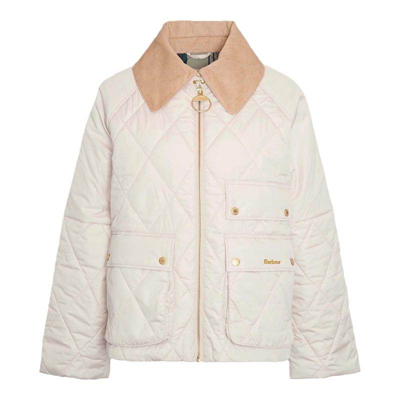 英国Barbour Milby巴伯尔经典绗缝棉服无蜡棉衣夹克外套女士秋冬