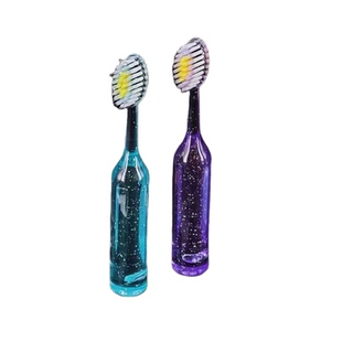 新款高档儿童罗马柱山型凸面牙刷3-12岁洁齿护龈水晶刷牙深层清洁