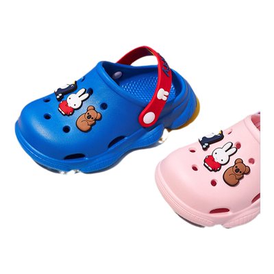 Miffy米菲宝宝拖鞋洞洞鞋儿童凉拖夏季女孩小童婴儿男童防滑幼儿