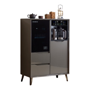 新款智能家用实木茶吧机柜子一体柜高端客厅全自动饮水机带消毒柜