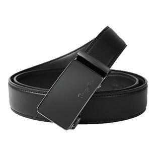 HLA/海澜之家纯色皮带2026新款自动扣合金扣头商务绅士纯色腰带男