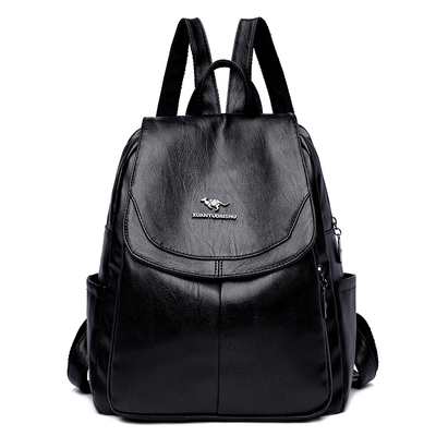 休闲背包女大容量旅游包百搭