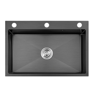 JOMOW纳米水槽大单槽304不锈钢厨房洗菜盆加厚家用台下盆洗碗水池