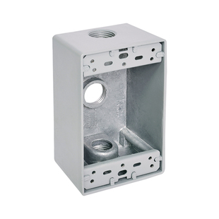 灵天防水盒开关两位底盒美标UL认证分线盒美规插座一位接线盒台湾