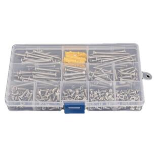 304开关插座底盒暗盒用加长自攻螺丝钉子配胶塞家用螺钉组合套装