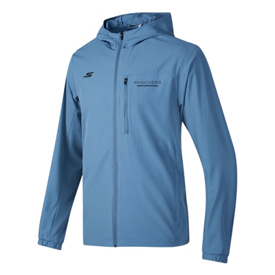 Skechers斯凯奇男士运动休闲防风梭织连帽外套P423M089/0378