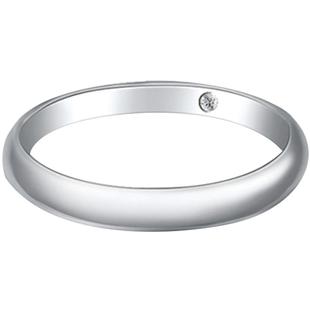 DRFOREVER爱在心中结婚对戒简约情侣铂金男戒J10325