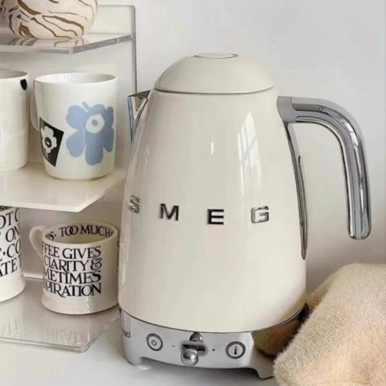 SMEG/斯麦格 KLF04 复古控温电热水壶不锈钢烧水壶保温恒温电水壶,厨房电器,电热水壶/保健养生壶配件,淘宝优惠券,粉丝福利购,淘宝优惠卷