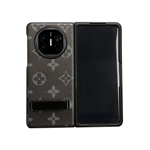 适用华为MateX2真皮全包手机壳matex2典藏版新款壳膜一体保护套高清防窥前框牛皮后盖防摔防刮花潮流商务时尚