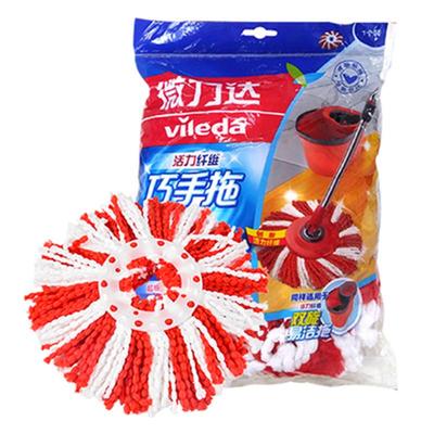 微力达巧手替换装拖旋转拖把好神地拖头墩布杆子原装配件正品包邮