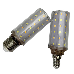 螺口led灯泡无影灯家用吊灯超亮三色变光玉米棒品牌e14小口玉米灯