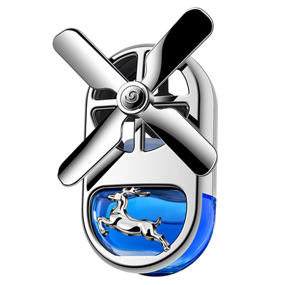 汽车香水座车载香水小风扇出风口香水夹出风口香薰香水小风车香水