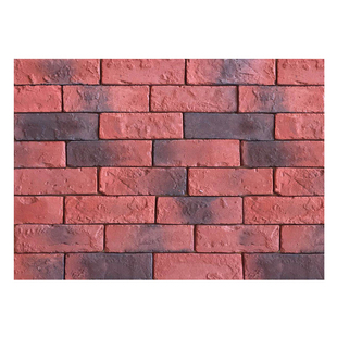 红色文化砖片别墅外墙复古室外仿古瓷砖室内水泥人造文化石背景墙