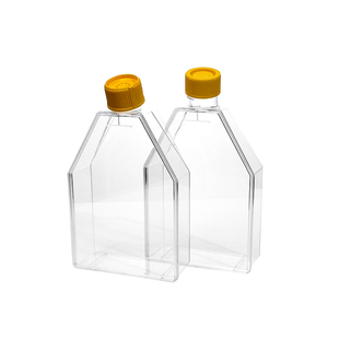 WHB细胞培养瓶T25T75T150T300斜口透明瓶密封盖透气盖TC处理斜颈培养瓶无菌无酶无热原