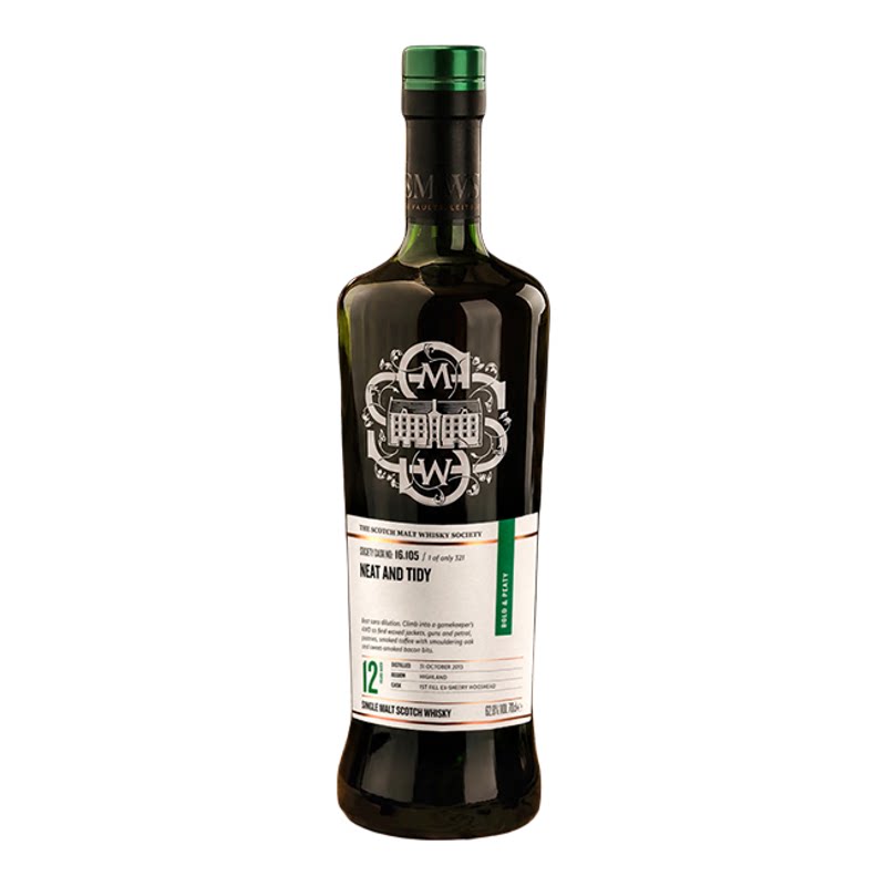 SMWS 16.105 干净利落 苏格兰进口 单一麦芽威士忌whisky 泥煤