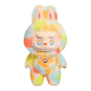 泡泡玛特LABUBU3.0前方高能ROCK THE MONSTERS搪胶毛绒公仔拉布布