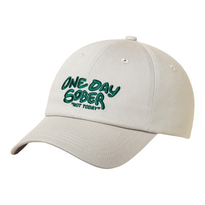 OneDaySober美式立体刺绣棒球帽