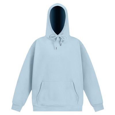 潮牌加绒纯色情侣连帽卫衣