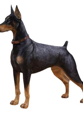 JXKMrz杜宾犬模型手办摆件