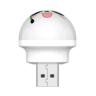 语音控制小夜灯熊猫智能熊猫声控usb家用发光节能氛围灯卧室宿舍