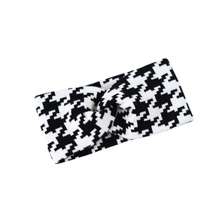 Goody歌妮发带女运动吸汗千鸟格外出绑发打结加宽发带洗脸发箍