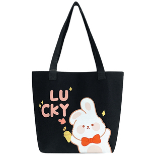 帆布包女单肩包2025新款大容量初中学生手提袋拎书袋补习上班通勤