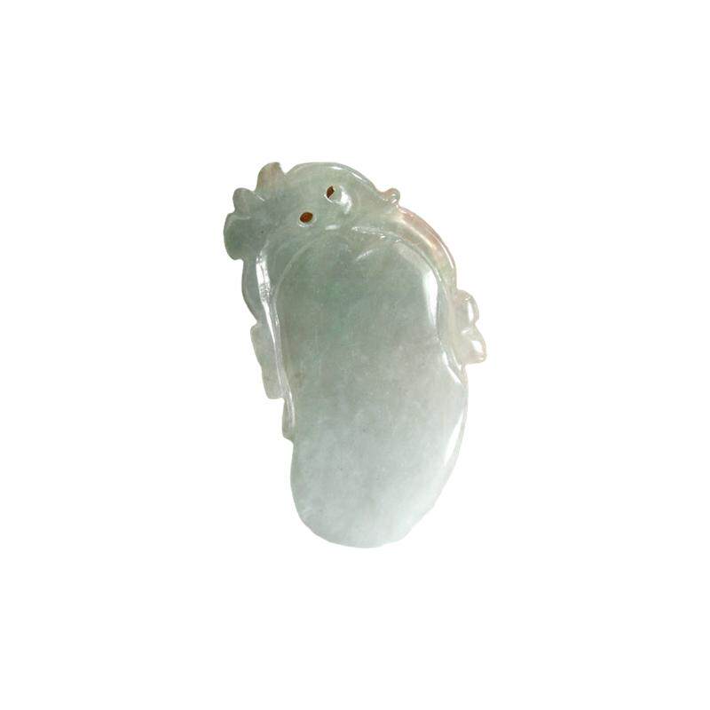 纯天然缅甸翡翠高档福瓜吊坠孤品