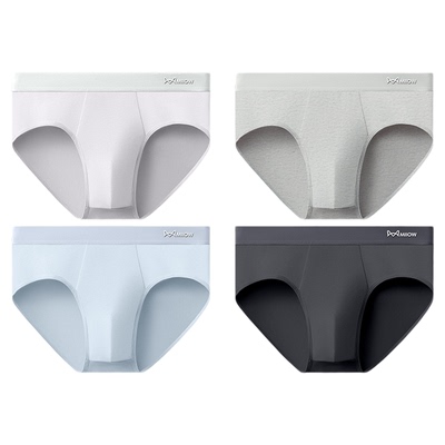 猫人男士纯棉三角内裤透气大码