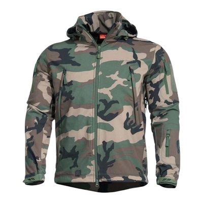 代购PENTAGON男士软壳衣防水防风透气户外夹克连帽长袖战术外套