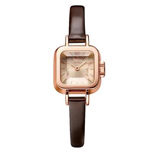 聚利时小方糖手表学生复古时尚精致小巧细皮带女士简约气质石英表